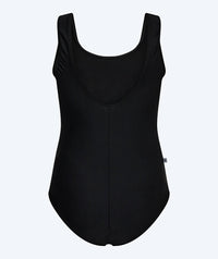 Watery swimsuit in big sizes for women - Tamaya U-Back - Black/white