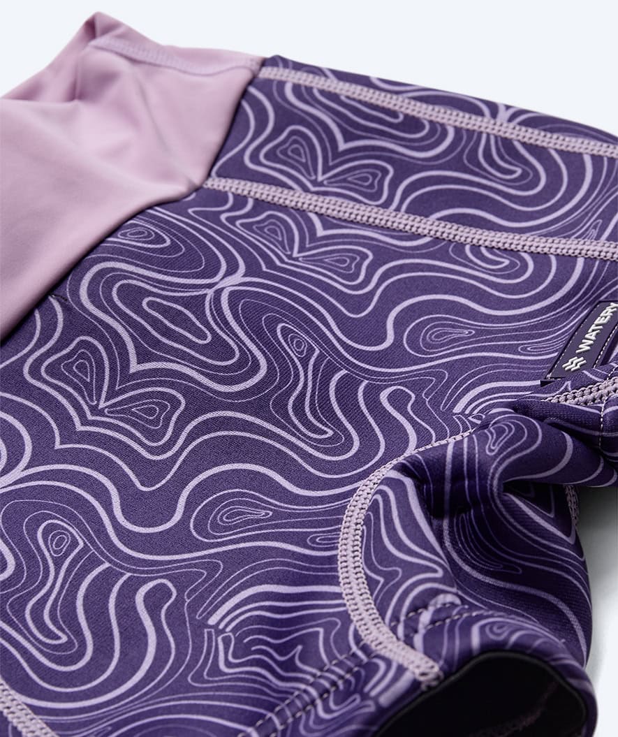 Watery swim nappies for kids - Thetis Youngster - Pink/purple