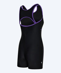 Watery swimsuit with skirt for women - Tirta - Black/purple