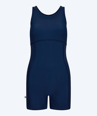 Watery swimsuit with skirt for women - Tirta - Dark blue