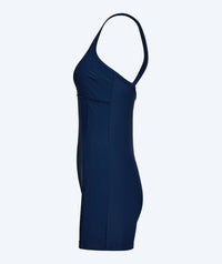 Watery swimsuit with skirt for women - Tirta - Dark blue