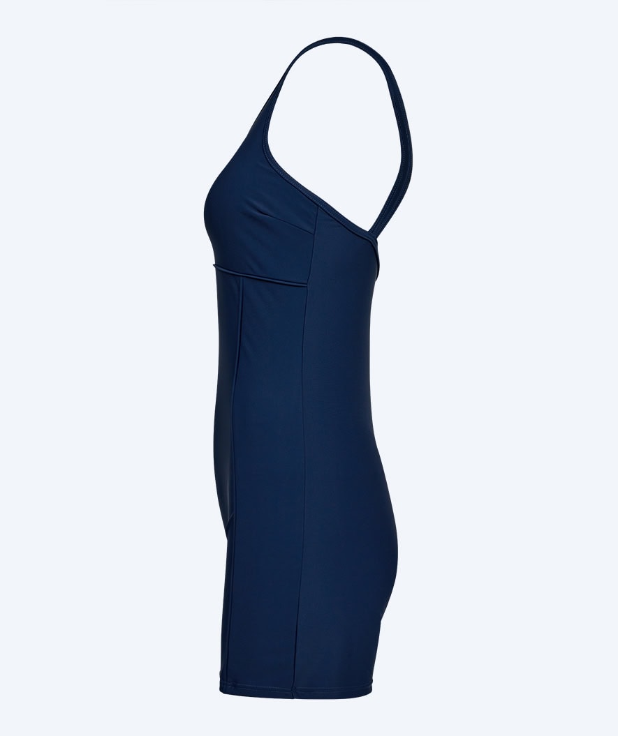 Watery swimsuit with skirt for women - Tirta - Dark blue