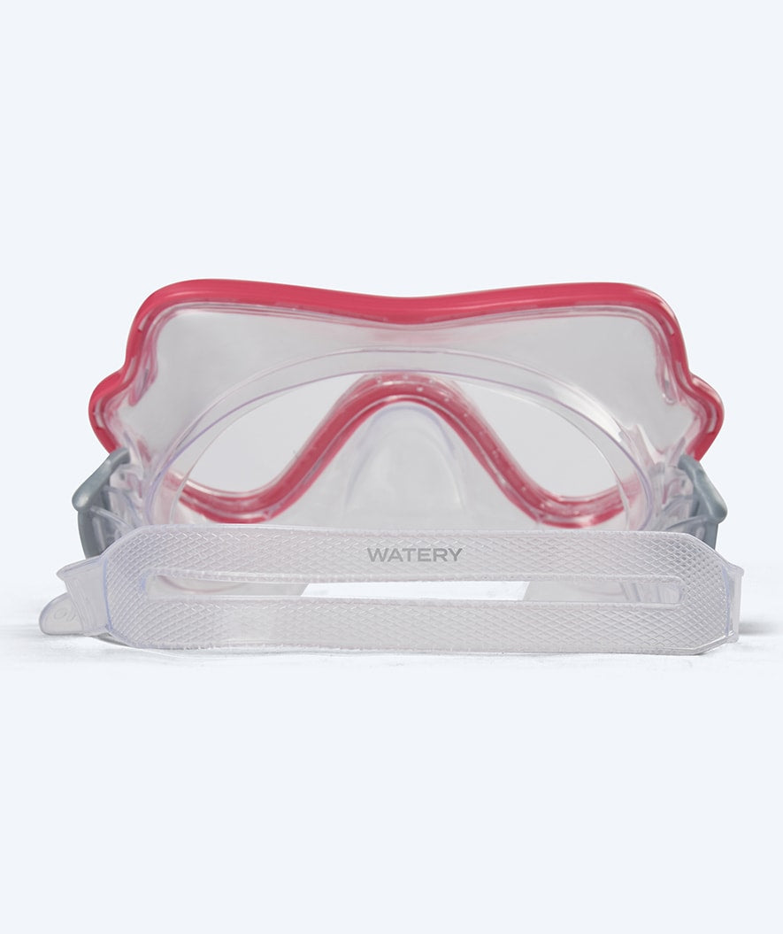 Watery Combo snorkel set for junior (8-15) - Trigger - Red