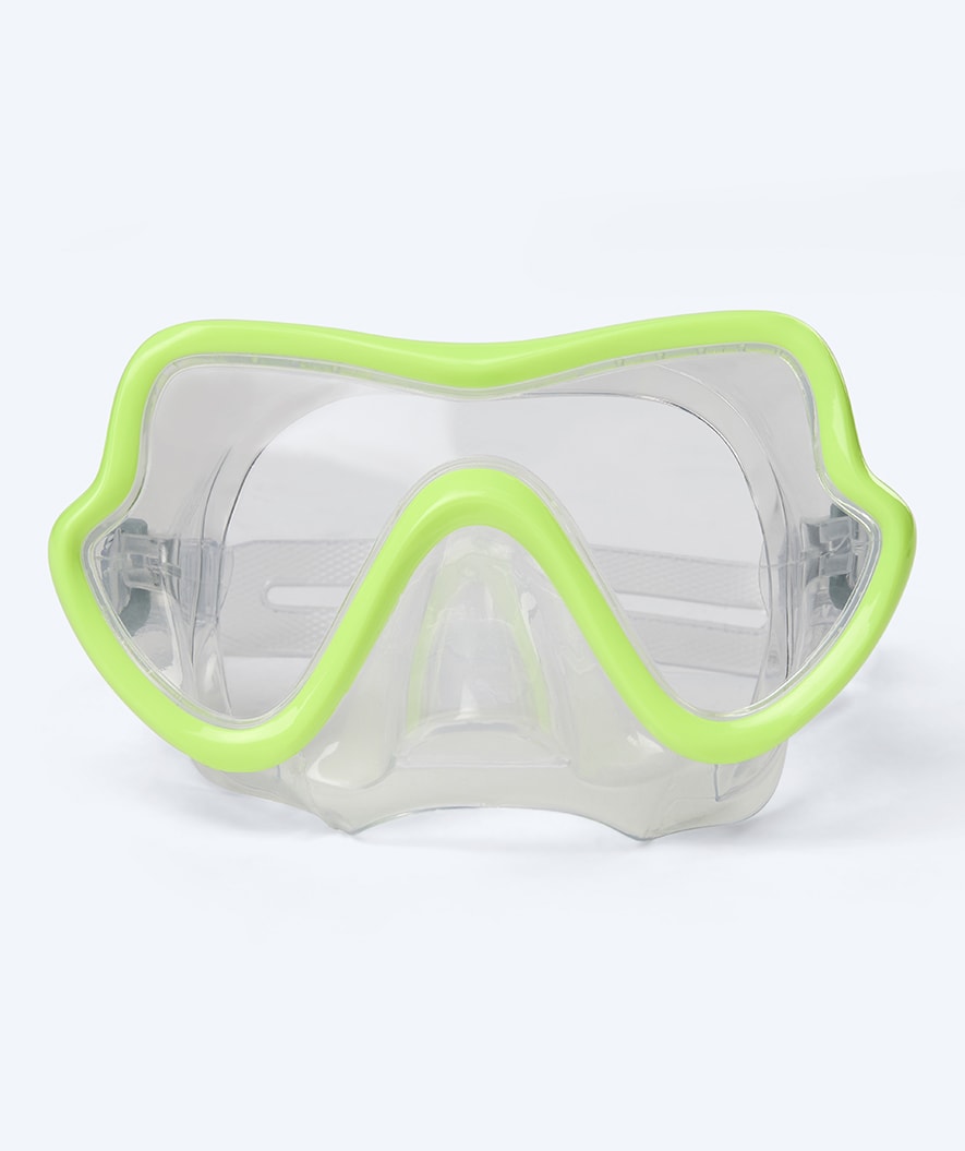 Watery Combo snorkel set for junior (8-15) - Trigger - Yellow