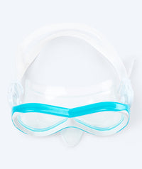 Watery diving mask for kids (4-10) - Triton - Light blue