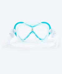 Watery diving mask for kids (4-10) - Triton - Light blue