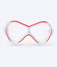 Watery diving mask for kids (4-10) - Triton - Red