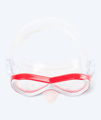 Watery diving mask for kids (4-10) - Triton - Red