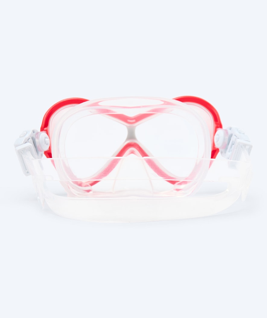 Watery diving mask for kids (4-10) - Triton - Red
