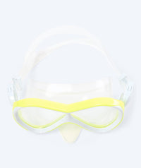Watery diving mask for kids (4-10) - Triton - Yellow