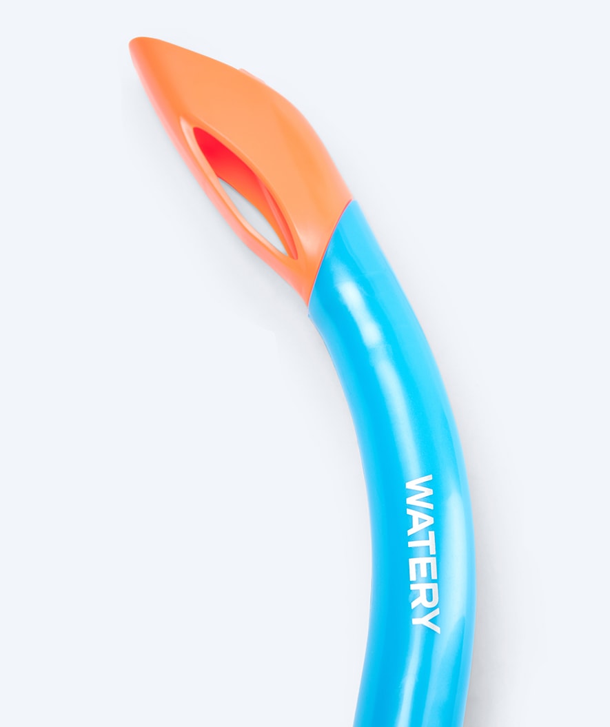 Watery semi-dry snorkel for kids - Triton - Blue