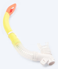 Watery semi-dry snorkel for kids - Triton - Yellow