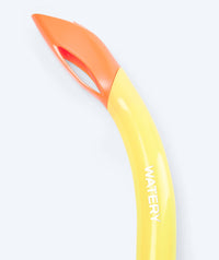 Watery semi-dry snorkel for kids - Triton - Yellow