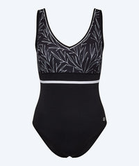 Watery swimsuit for women - Vivien - Black/white