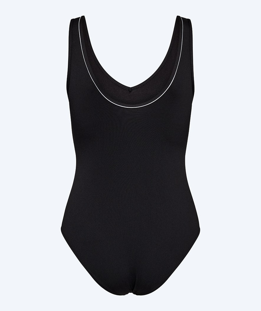 Watery swimsuit for women - Vivien - Black/white