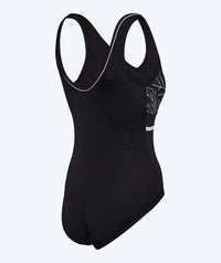 Watery swimsuit for women - Vivien - Black/white