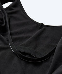 Watery swimsuit for women - Vivien - Black/white