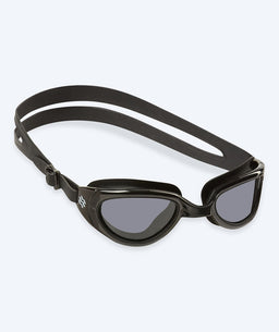 Watery training swimming goggles - Wade Active - Black (Smoke lens)