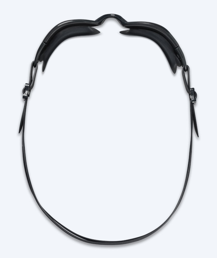 Watery training swimming goggles - Wade Active - Black (Smoke lens)