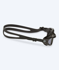 Watery training swimming goggles - Wade Active - Black (Smoke lens)
