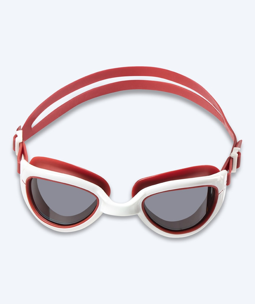 Watery training swimming goggles - Wade Active - Red (Smoke lens)