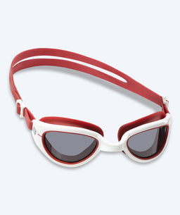 Watery training swimming goggles - Wade Active - Red (Smoke lens)