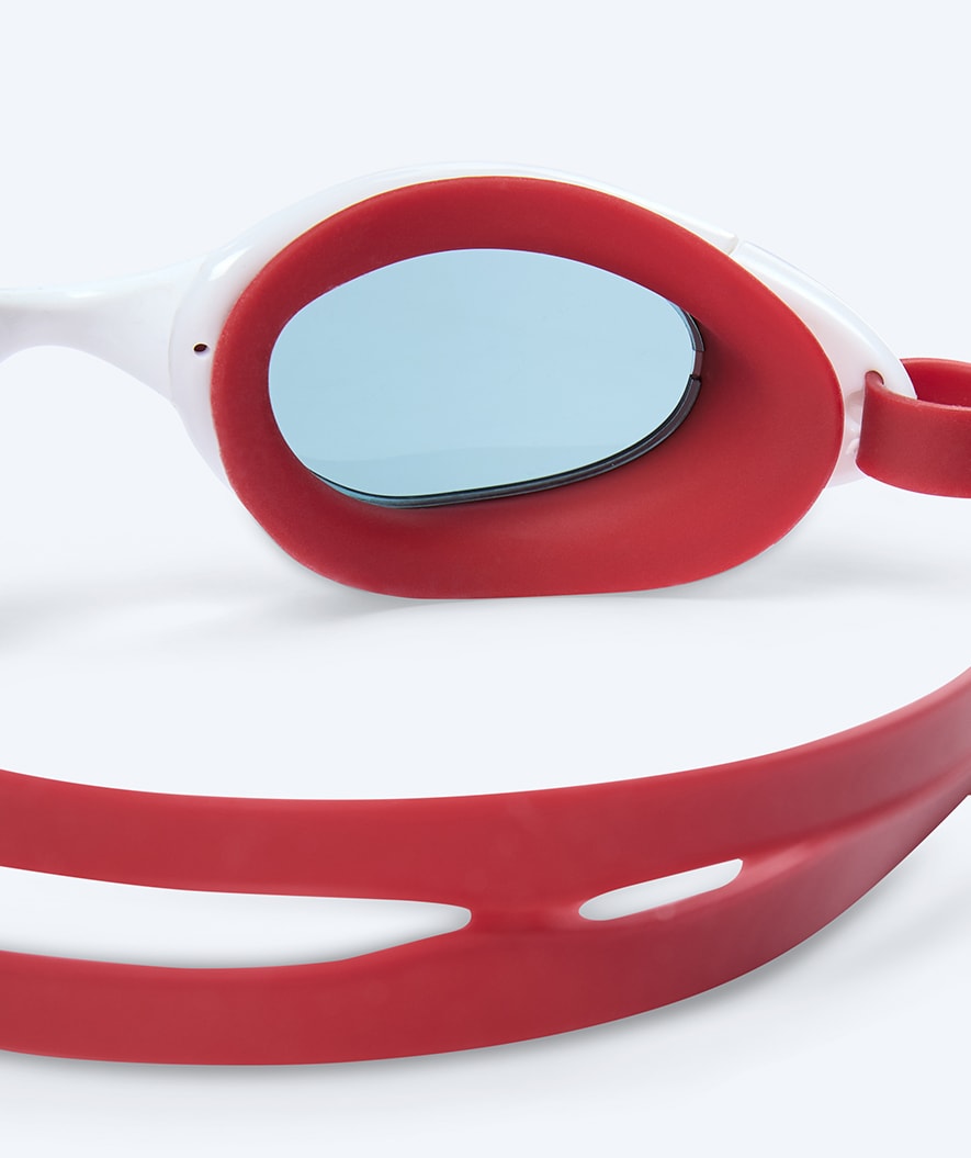 Watery training swimming goggles - Wade Active - Red (Smoke lens)