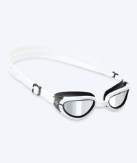 Watery swimming goggles for kids - Wade Mirror - White/silver