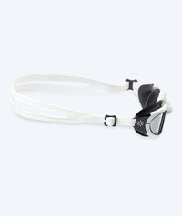 Watery swimming goggles for kids - Wade Mirror - White/silver