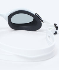 Watery swimming goggles for kids - Wade Mirror - White/silver