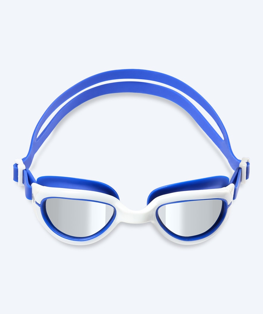 Watery swim goggles for kids - Wade Mirror - Blue/silver