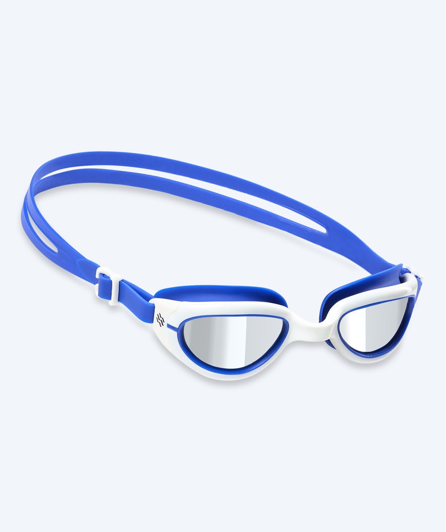 Watery swimming goggles for kids - Wade Mirror - Blue/silver