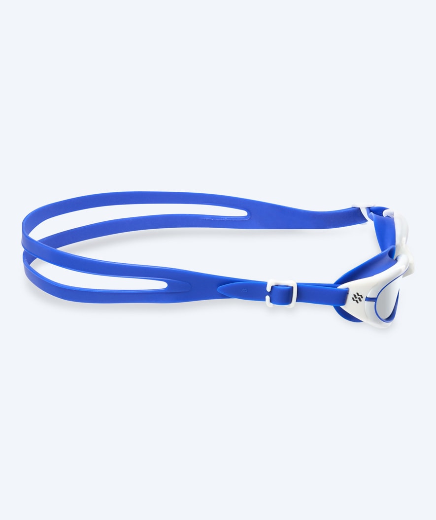 Watery swim goggles for kids - Wade Mirror - Blue/silver