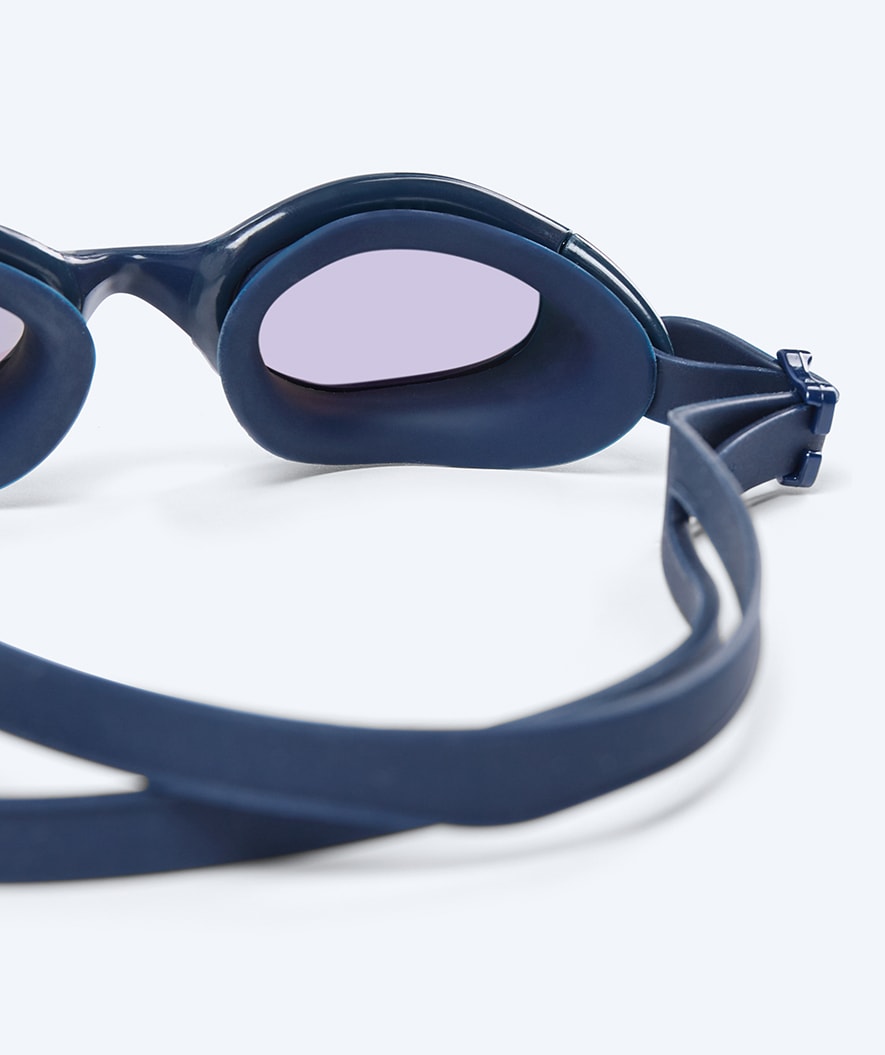 Watery swimming goggles for kids - Wade Mirror - Dark blue/gold