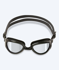 Watery swim goggles for kids - Wade Mirror - Black/silver