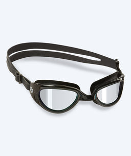 Watery swimming goggles for kids - Wade Mirror - Black/silver