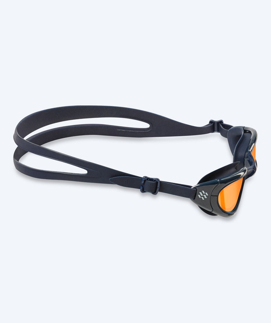 Watery exercise swim goggles - Wade Mirror - Dark blue/gold