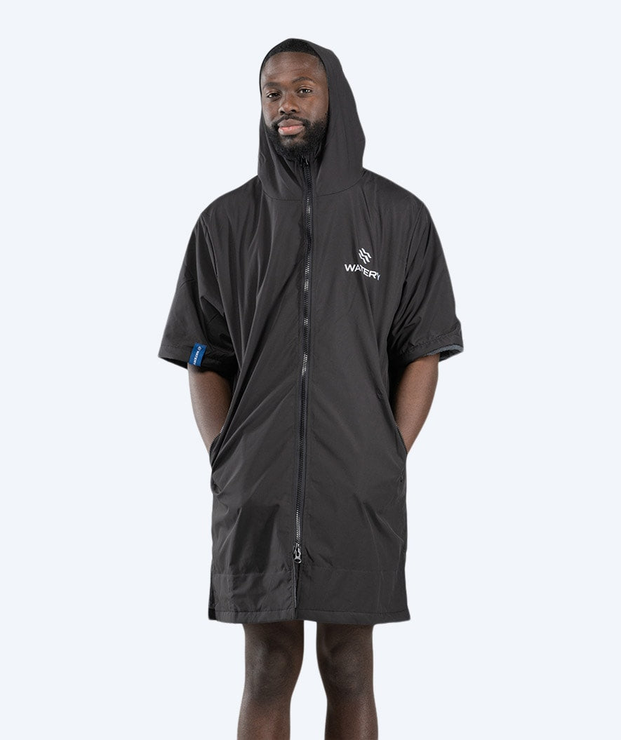 Watery surf poncho - Waterproof - Black