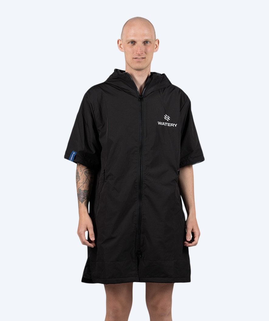 Watery surf poncho - Waterproof - Black
