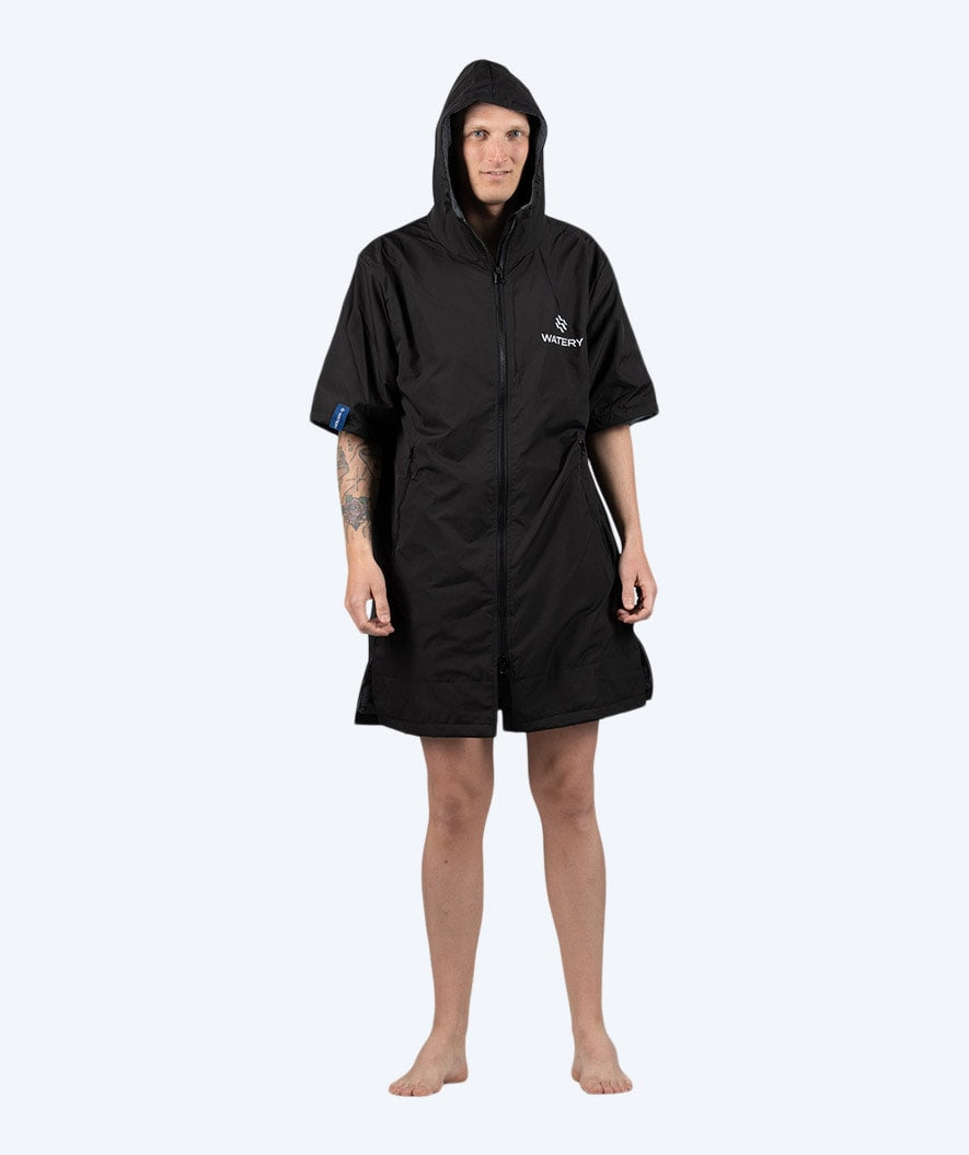 Watery surf poncho - Waterproof - Black