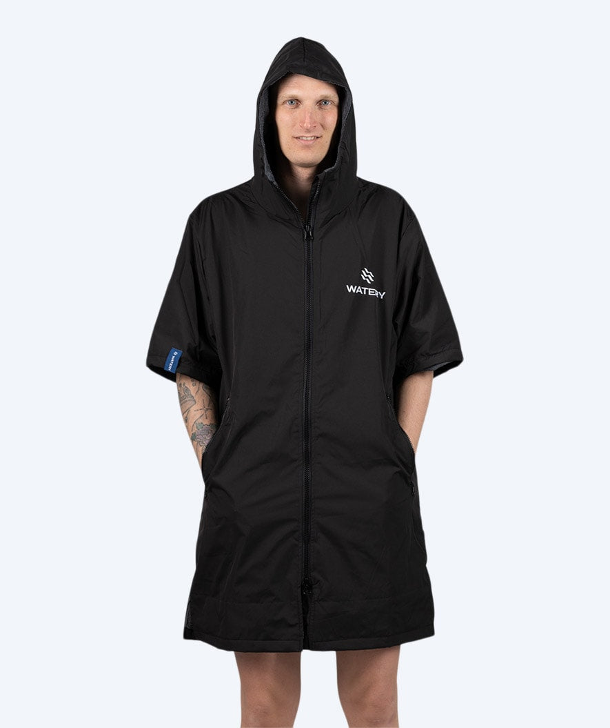Watery surf poncho - Waterproof - Black