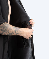 Watery surf poncho - Waterproof - Black