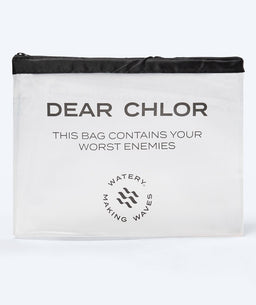 Watery wet/dry swim-care bag