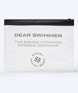 Watery wet/dry bag for wet swimwear