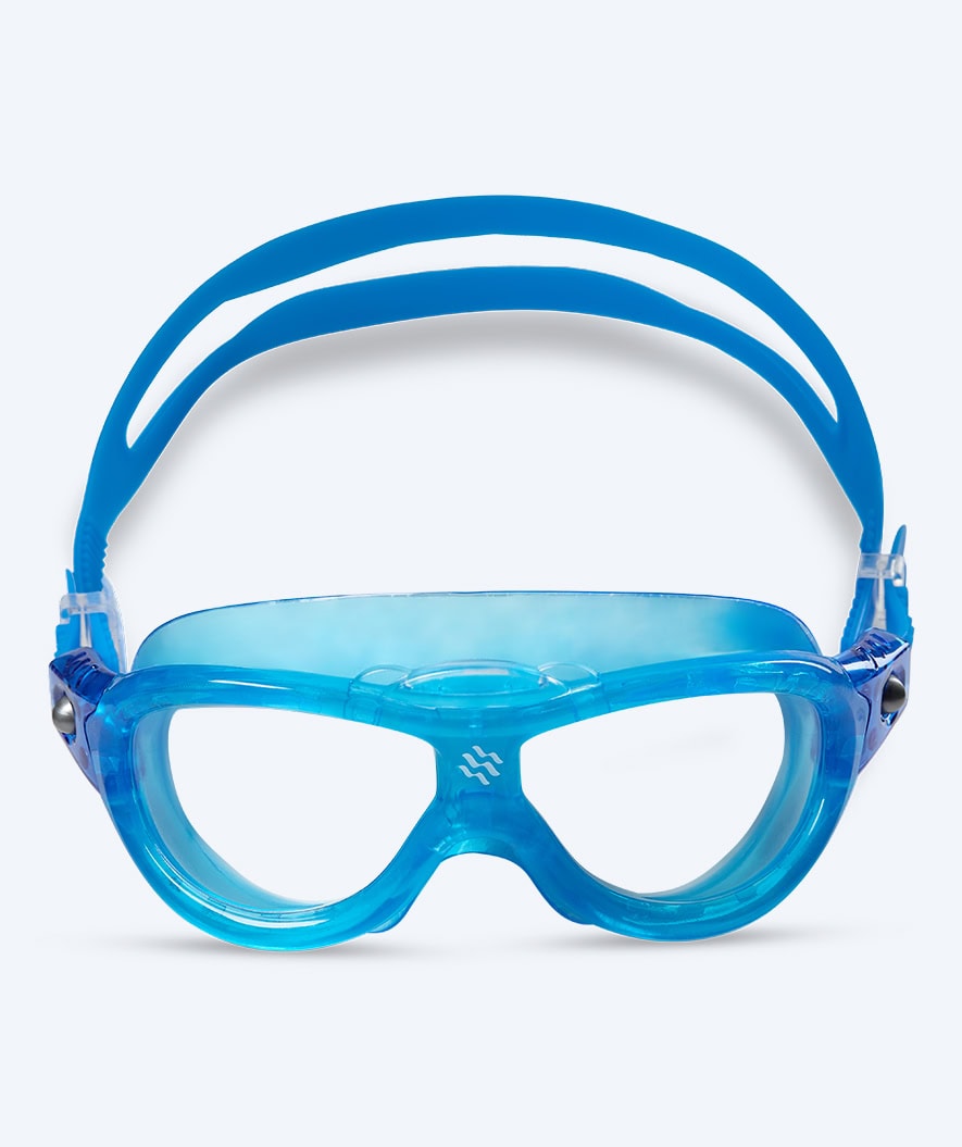 Watery swimming goggles for kids (2-8) - Wilton - Atlantic Blue/clear