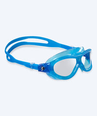 Watery swimming goggles for kids (2-8) - Wilton - Atlantic Blue/clear