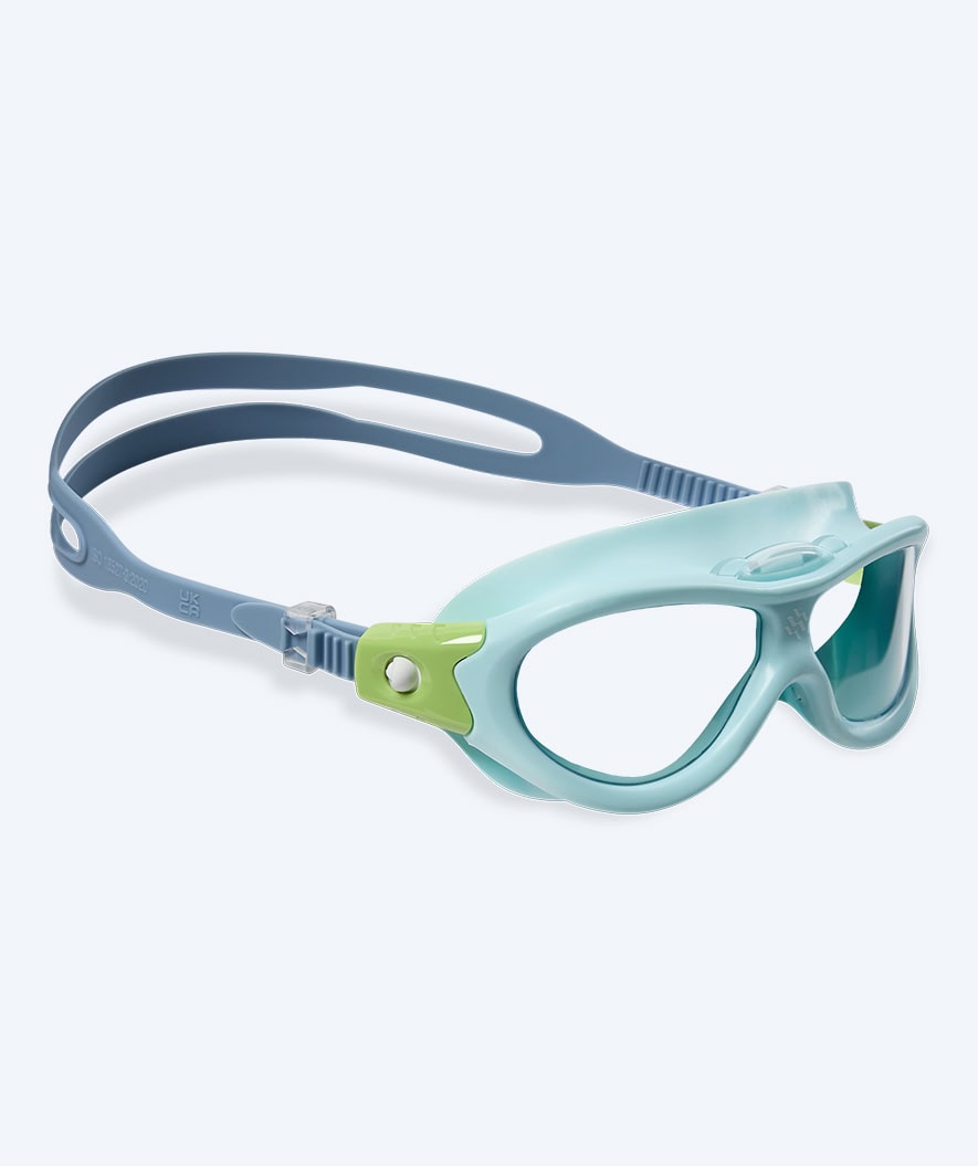 Watery swimming goggles for kids (2-8) - Wilton - Blue/clear