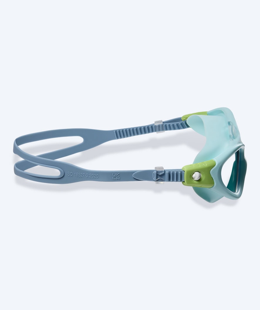 Watery swimming goggles for kids (2-8) - Wilton - Blue/clear