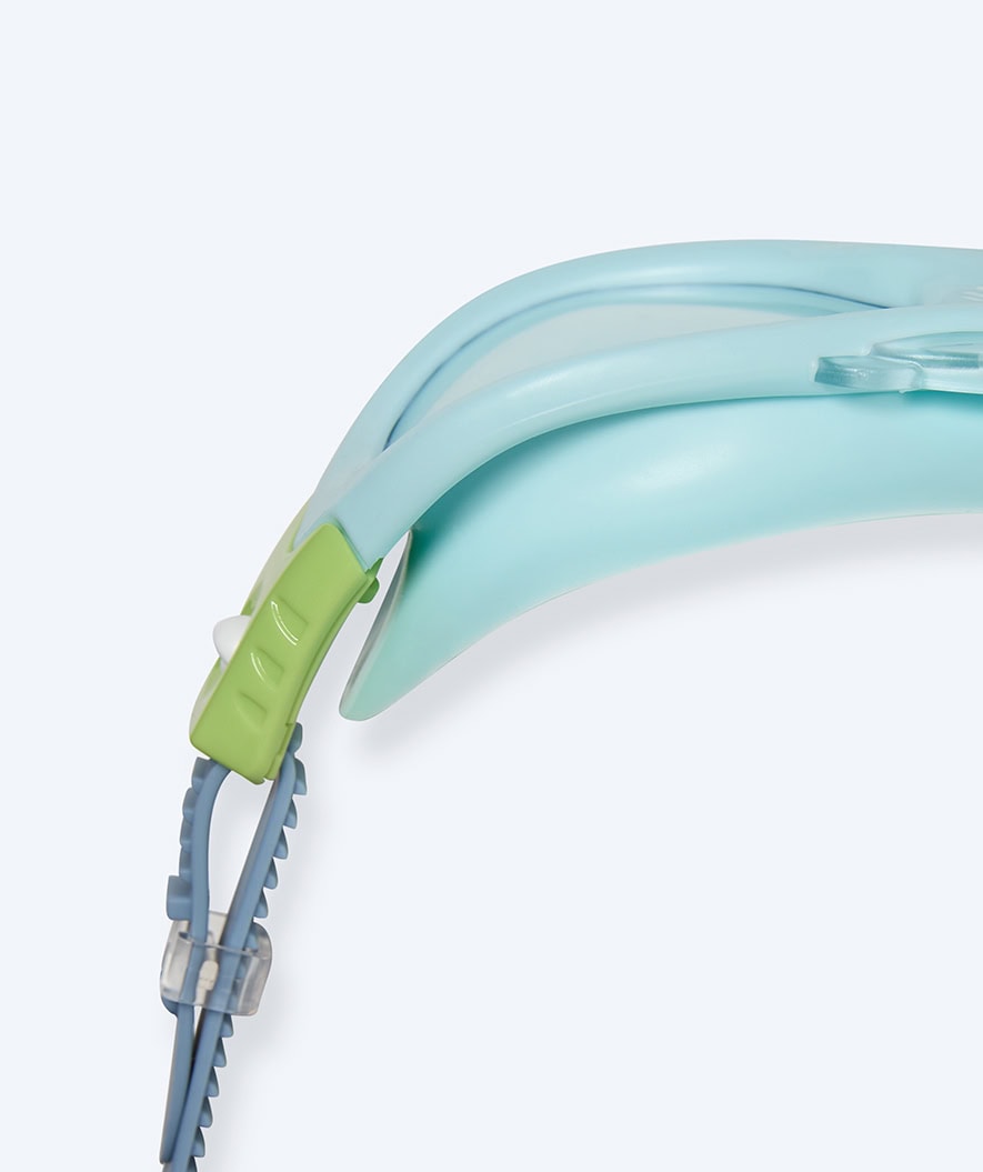 Watery swimming goggles for kids (2-8) - Wilton - Blue/clear