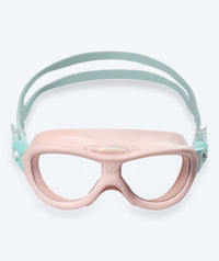 Watery swimming goggles for kids (2-8) - Wilton - Light pink/turquoise